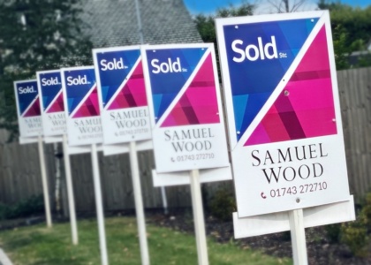 One in three properties is sold for over asking price